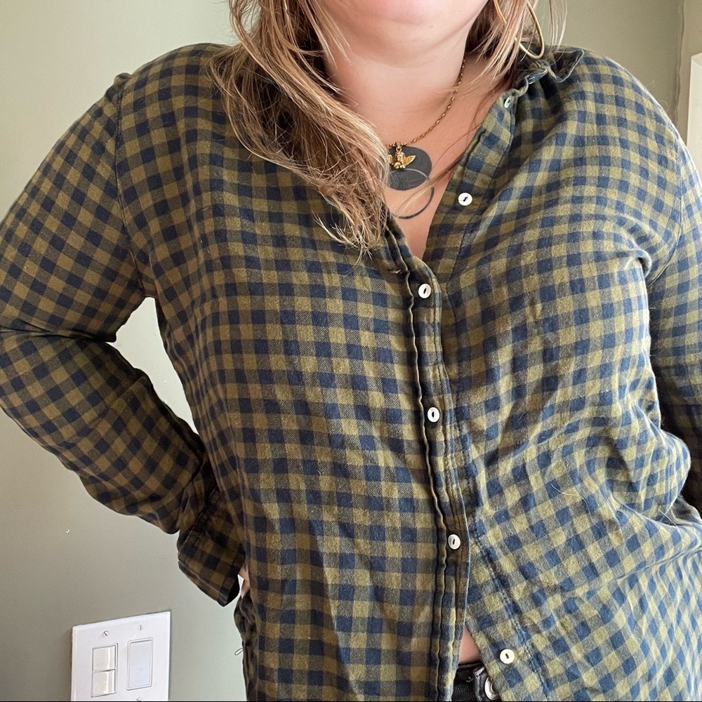 Green and Navy Flannel